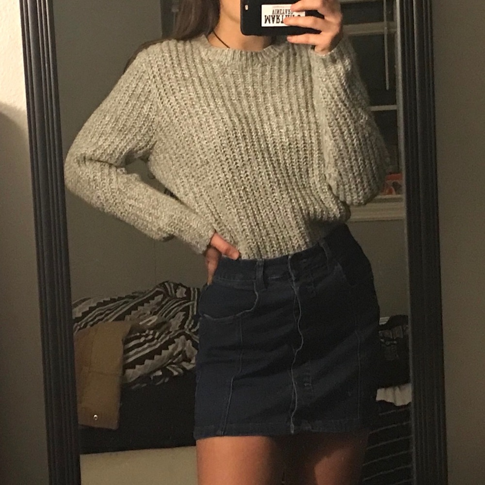 Heather Gray Sweater